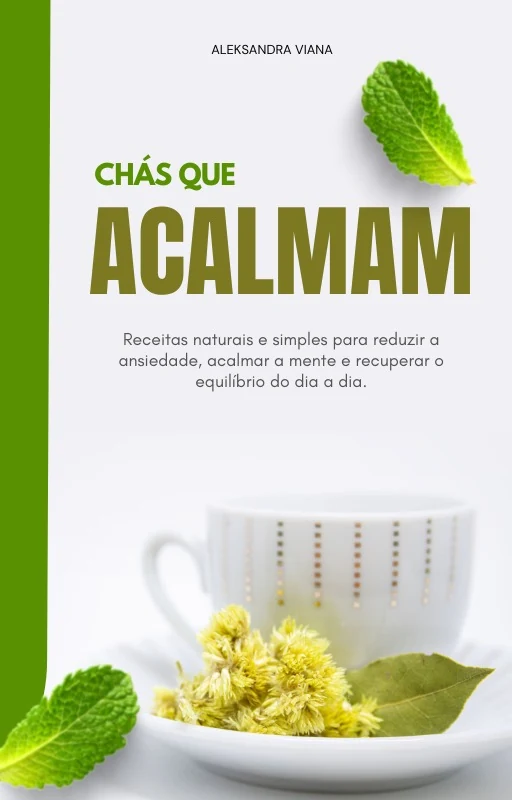Capa do e-book Chás que Acalmam, de Aleksandra Viana